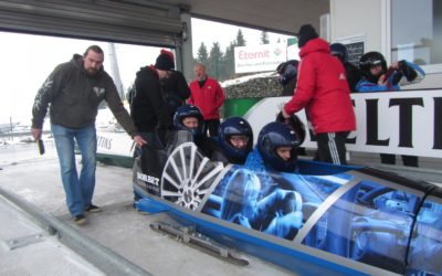 Eindejaarsuitje met bobslee IC Partners