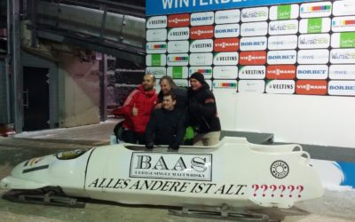 Gavita komt spelen in de sneeuw