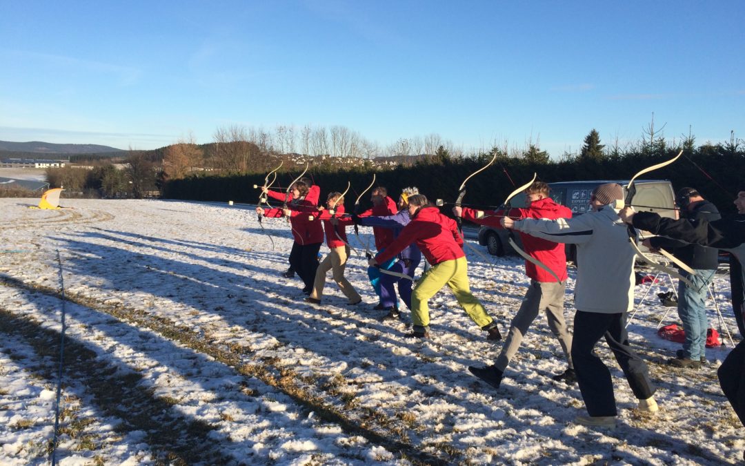 Archery Tag in de sneeuw, NIEUW